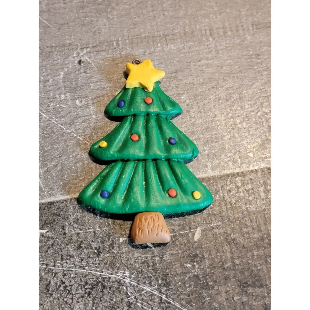 Handmade Xmas pine tree‎ ornament decor